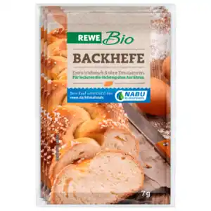 REWE Bio Backhefe 3x7g