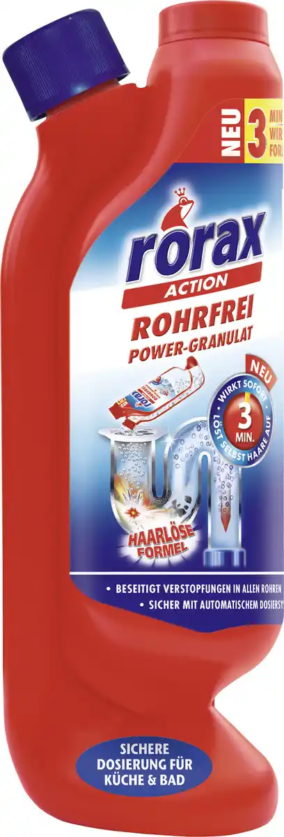 Bild 1 von Rorax Rohrfrei Power-Granulat 600G
