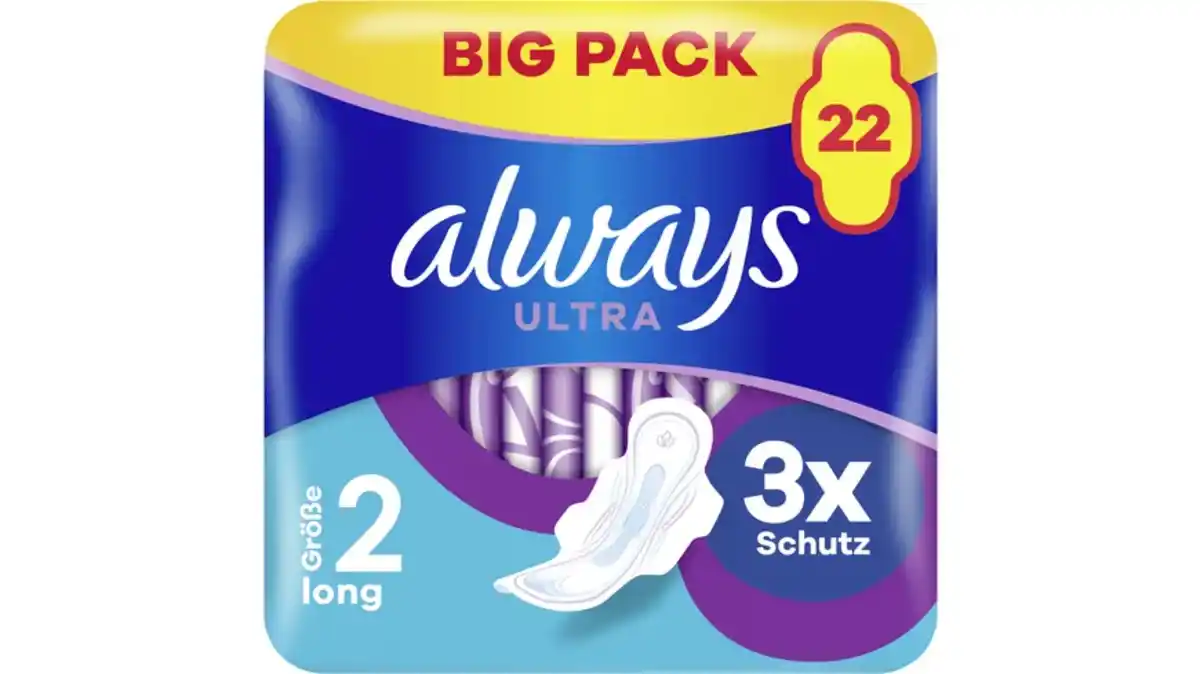 Bild 1 von Always ULTRA Damenbinden Long mit Flügeln BigPack