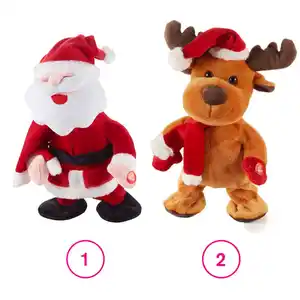Weihnachtsfigur m. Musik/Bewegung sortiert