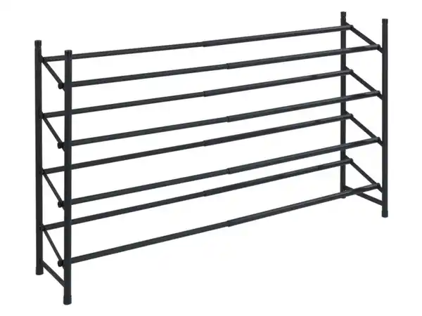 Bild 3 von Wenko Anti-Rutsch-Schuhregal Hero ausziehbar, Schuhaufbewahrung für 24 PaarSchuhe