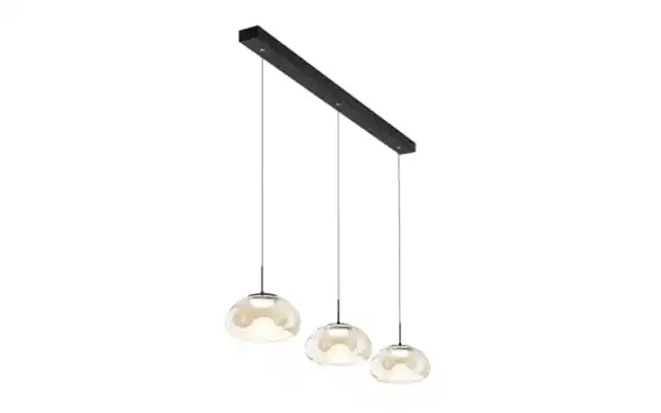 Bild 1 von LED-Pendelleuchte Brena, cognac, 3-flammig,22 cm, inkl. CCT Steuerung