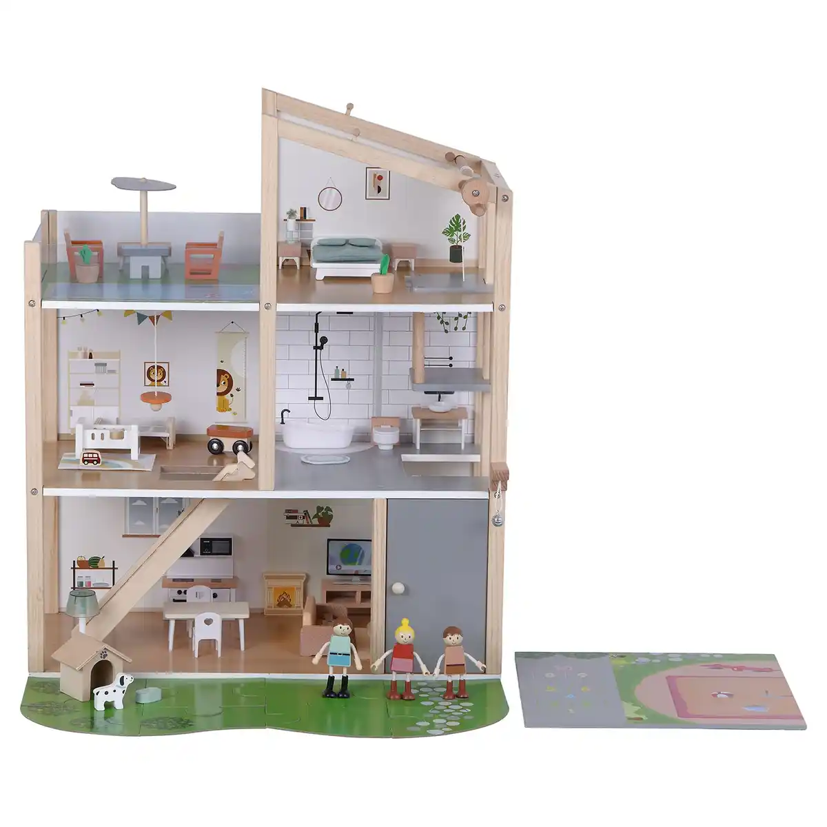 Bild 1 von TOYLINO Puppenhaus mit Ausstattung