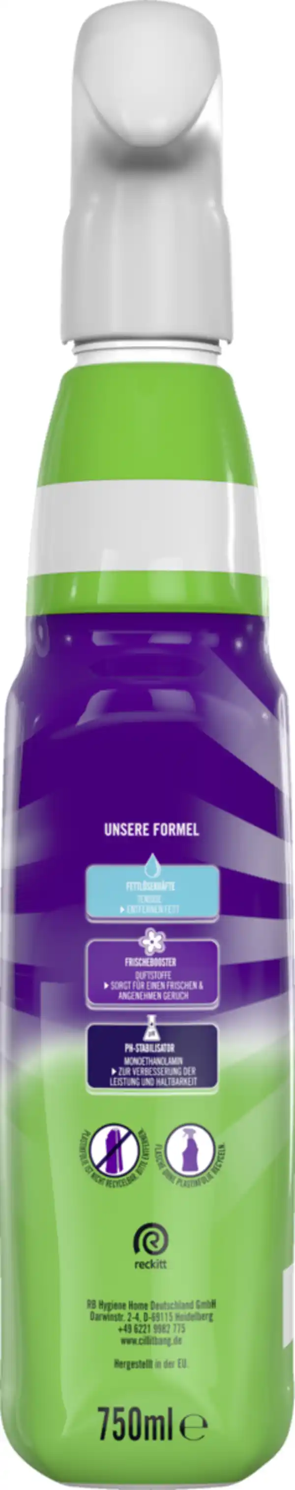 Bild 2 von Cillit BANG Expert Kraftreiniger Universal Fettlöser, 750 ml