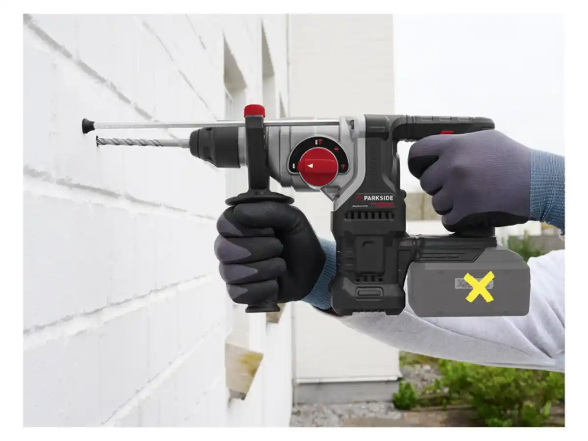 Bild 3 von PARKSIDE PERFORMANCE® 20 V Akku-Kombihammer »PKHAP 20-Li D4«, ohne Akku und Ladegerät