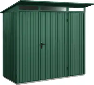 EcoStar Gerätehaus Trend-P Typ 1 moosgrün 247,9 x 153 x 228,6 cm