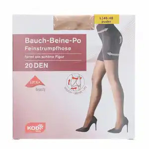 Bodyshap. Strumpfh. 20den 46-48 Puder 4.03 KODi basic