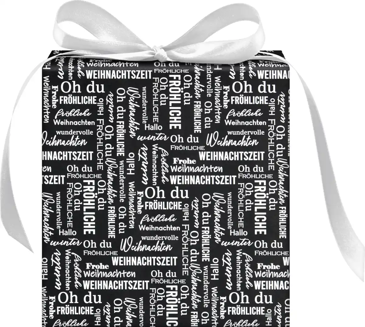 Bild 4 von DEKOWELT GRAPKT Geschenkpapier schwarz/weiß/gold, 2 m