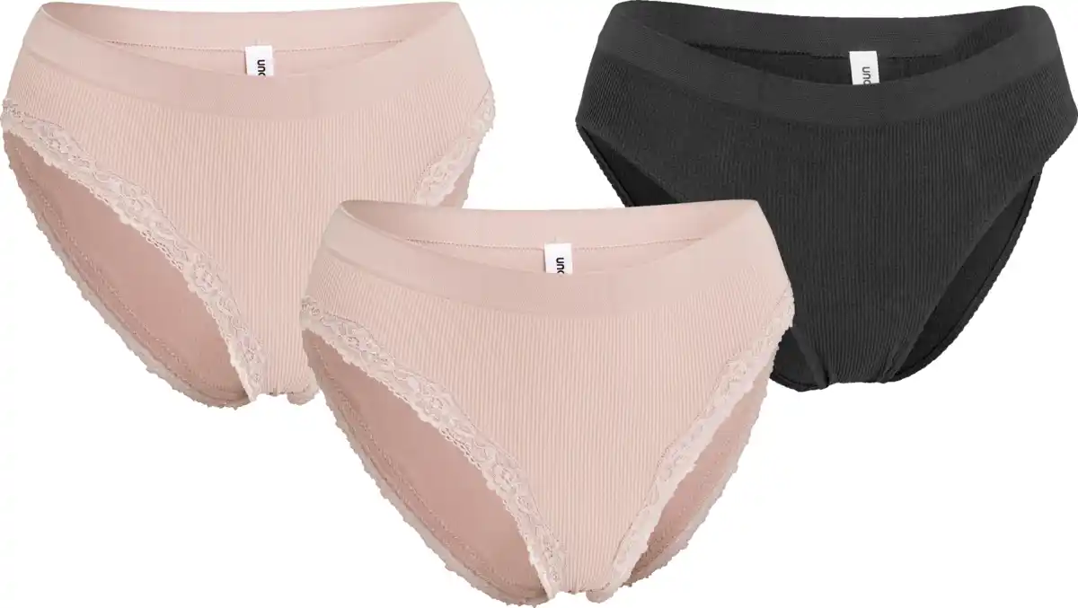 Bild 1 von IDEENWELT Hüftslips mit Spitze 3er-Set Gr. XL