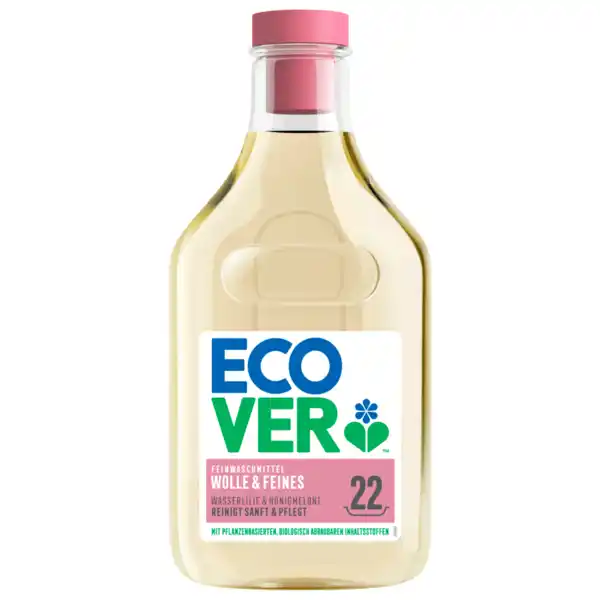 Bild 1 von Ecover Feinwaschmittel flüssig Wasserlilie & Honigmelone 1000ml