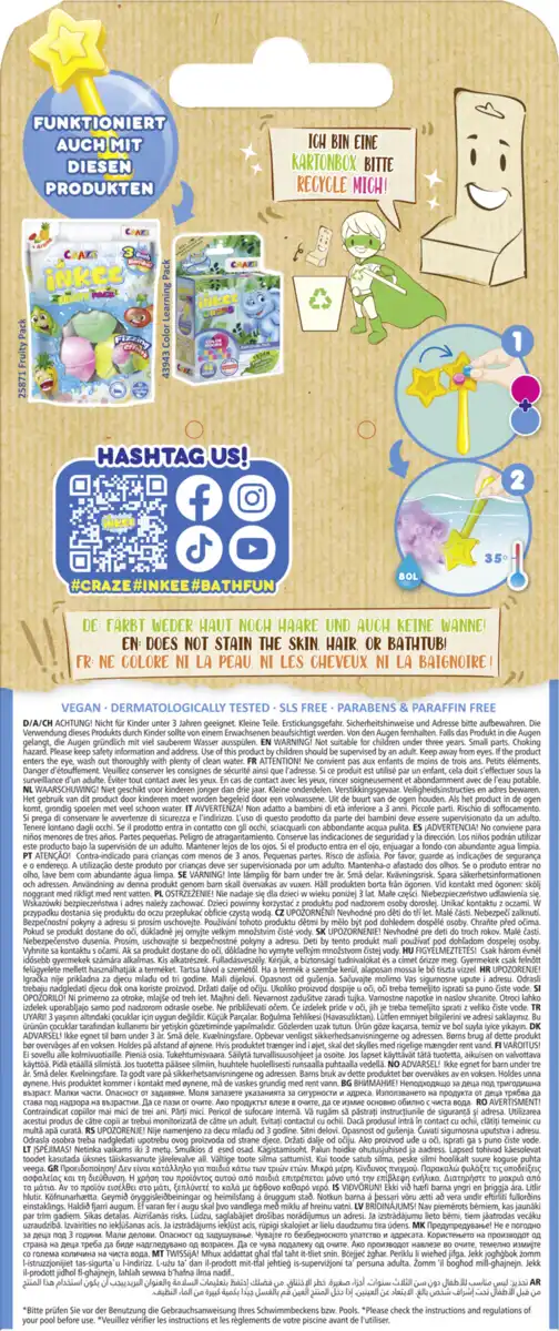 Bild 2 von CRAZE INKEE Stern-Zauberbadestab, 48,1 g