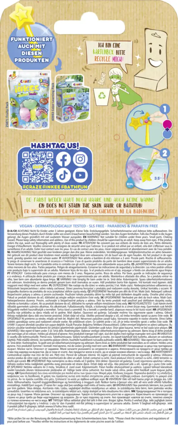 Bild 2 von CRAZE INKEE Stern-Zauberbadestab, 48,1 g