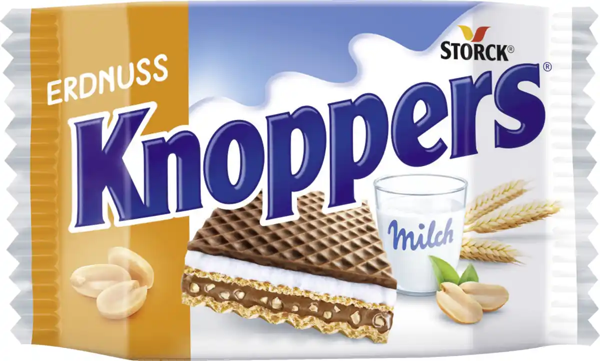 Bild 1 von Knoppers Erdnuss 4er Pack, 100 g