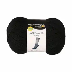 Sockenwolle SMX 100g schwarz