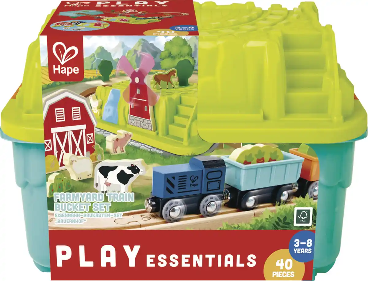 Bild 1 von Hape Holz Eisenbahn Set