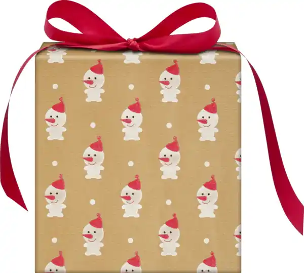 Bild 3 von DEKOWELT Recycling-Geschenkpapier mit Schaumflock, 1,5 m