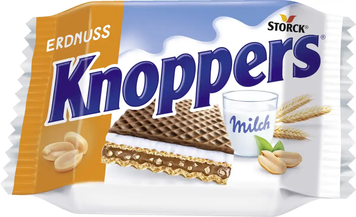 Bild 2 von Knoppers Erdnuss 4er Pack, 100 g