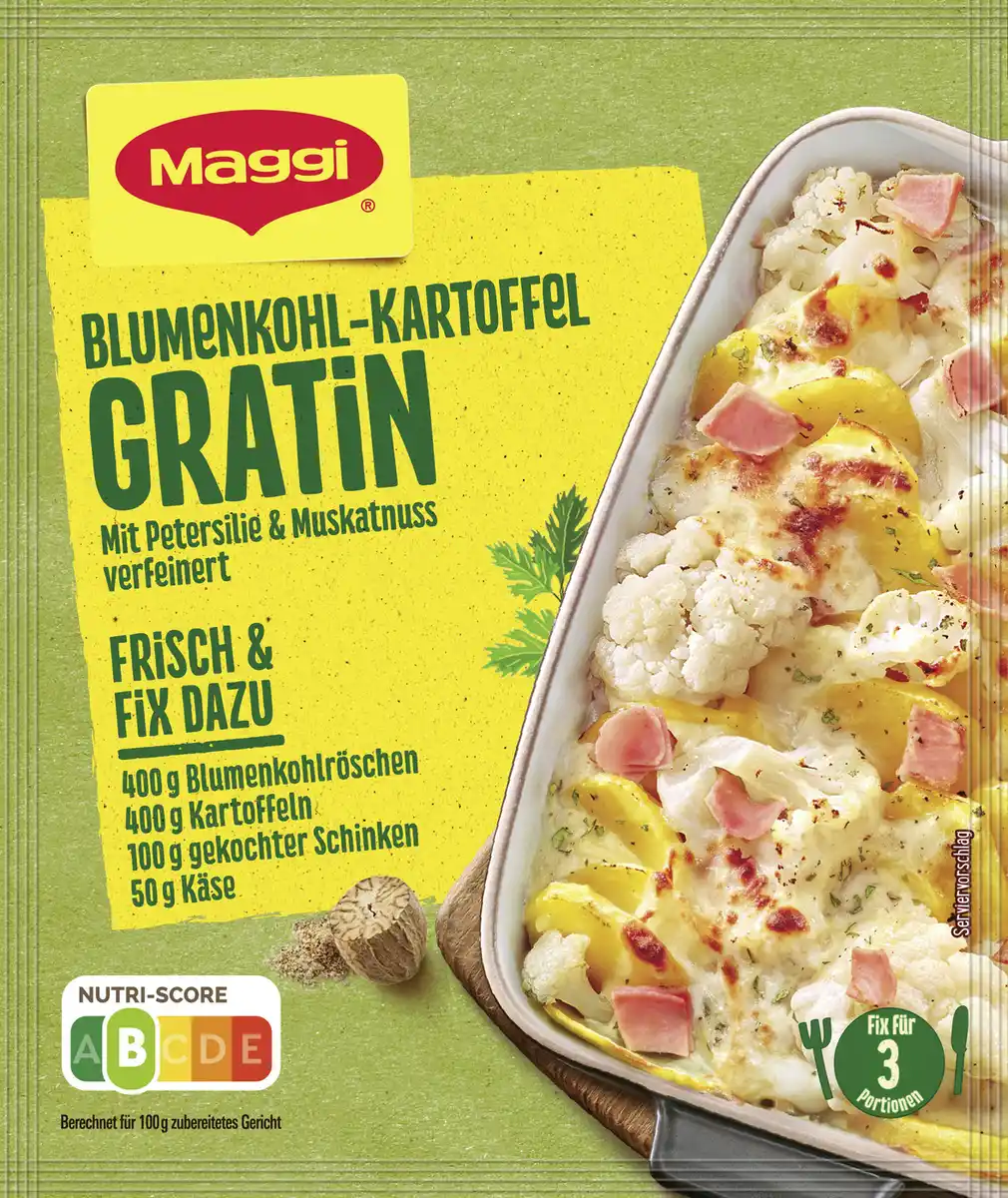 Bild 1 von Maggi Blumenkohl-Kartoffel-Gratin 51G