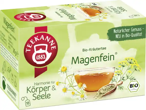 Bild 2 von Teekanne Bio Kräutertee Magenfein, 36 g