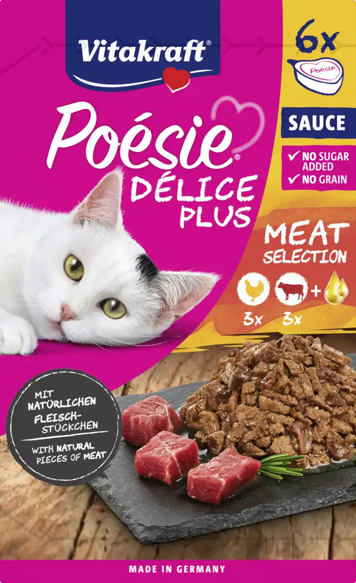 Bild 1 von Vitakraft Poésie Délice Plus MP Huhn Rind, 510 g