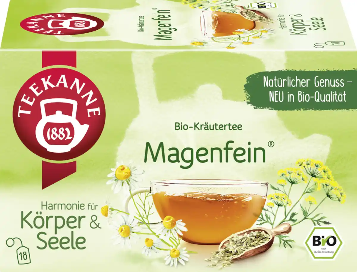 Bild 1 von Teekanne Bio Kräutertee Magenfein, 36 g