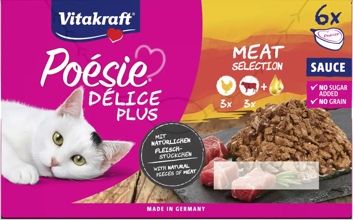 Bild 4 von Vitakraft Poésie Délice Plus MP Huhn Rind, 510 g