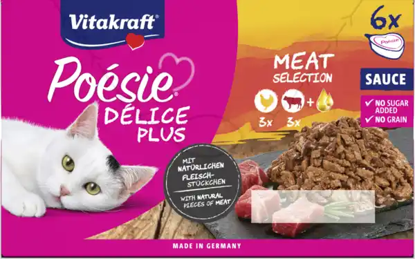 Bild 4 von Vitakraft Poésie Délice Plus MP Huhn Rind, 510 g