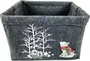 Bild 1 von TrendLine Deko Korb Filz Weihnachten 36 x 28 x 23 cm grau
