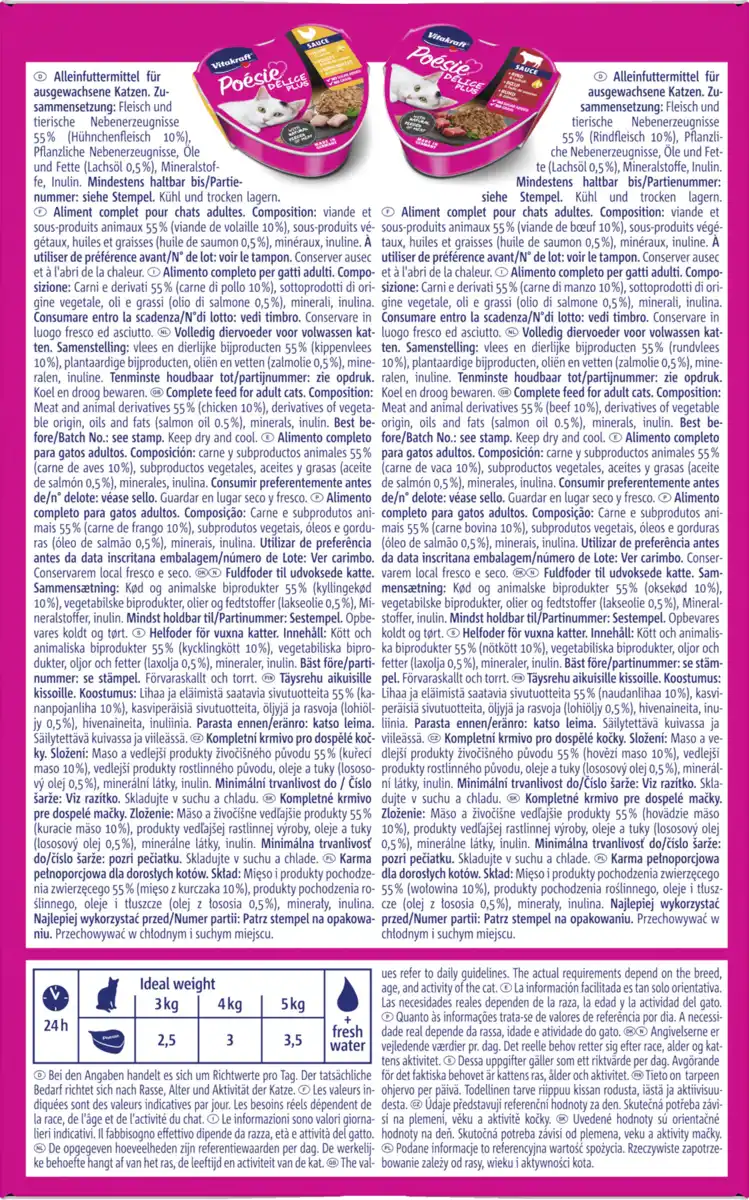 Bild 3 von Vitakraft Poésie Délice Plus MP Huhn Rind, 510 g