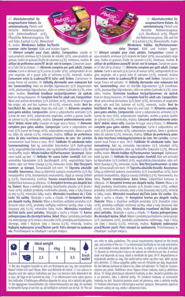 Bild 3 von Vitakraft Poésie Délice Plus MP Huhn Rind, 510 g