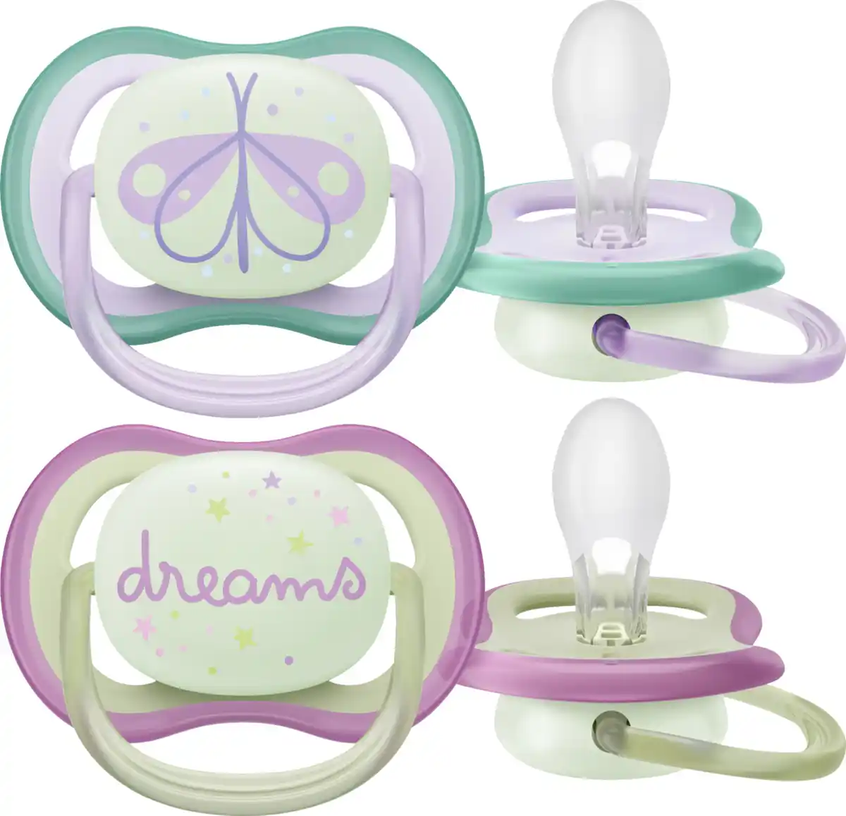 Bild 4 von PHILIPS AVENT ultra air Schnuller Motte & Dreams 0-6 Monate