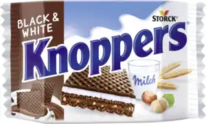 Knoppers Black & White 4er Pack, 100 g