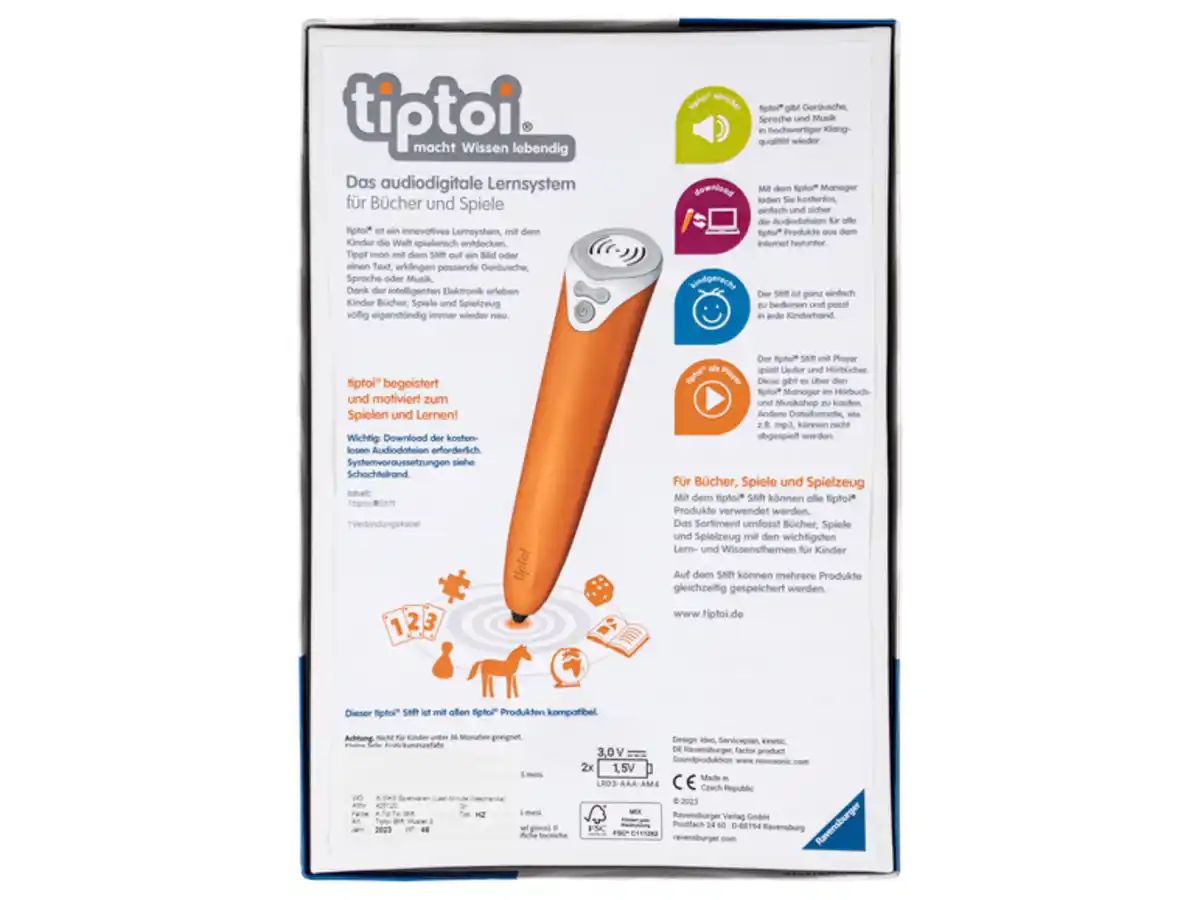 Bild 1 von Ravensburger tiptoi® Stift, mit Aufnahmefunktion