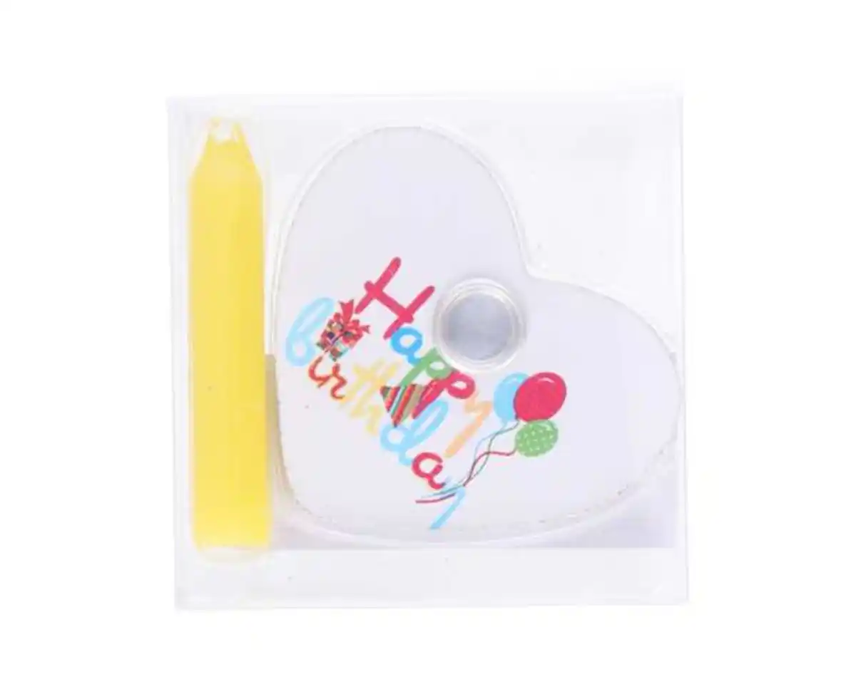 Bild 1 von Geb.kerze m.Halter