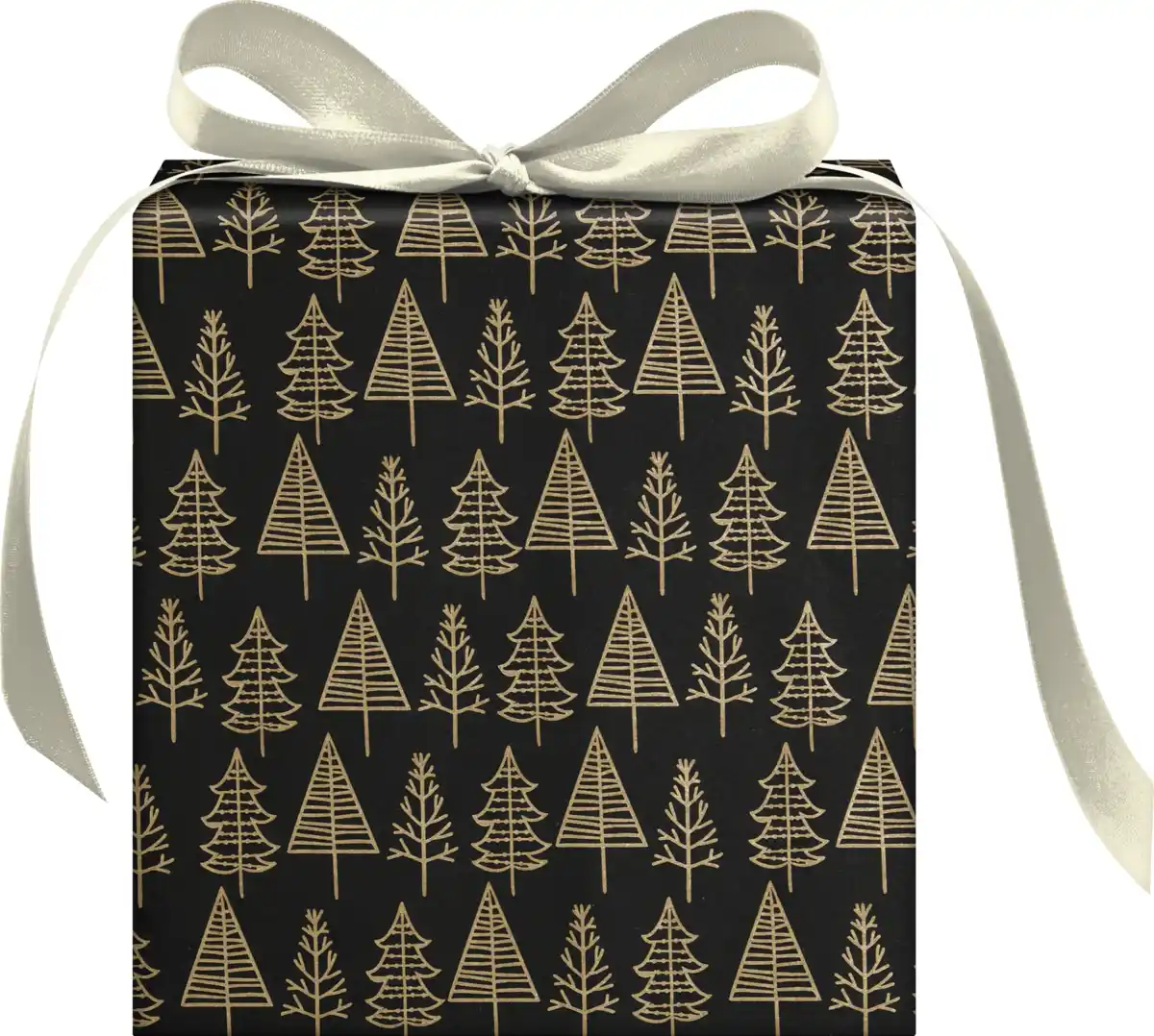 Bild 2 von DEKOWELT GRAPKT Geschenkpapier schwarz/weiß/gold, 2 m