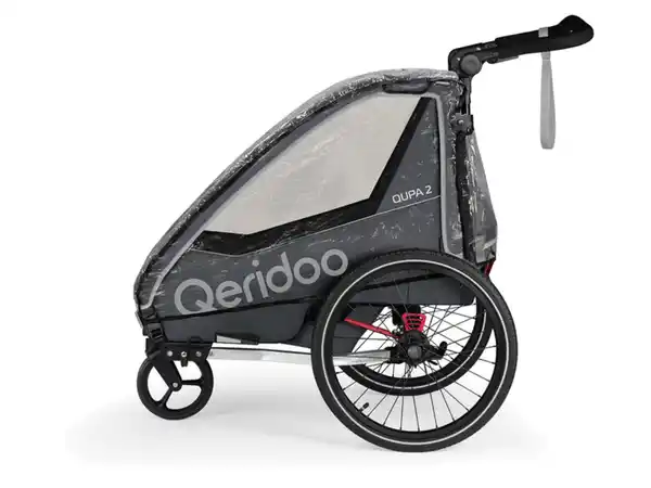 Bild 1 von Qeridoo Regenschutz für Fahrradanhänger QUPA 2 oder Sportrex 2