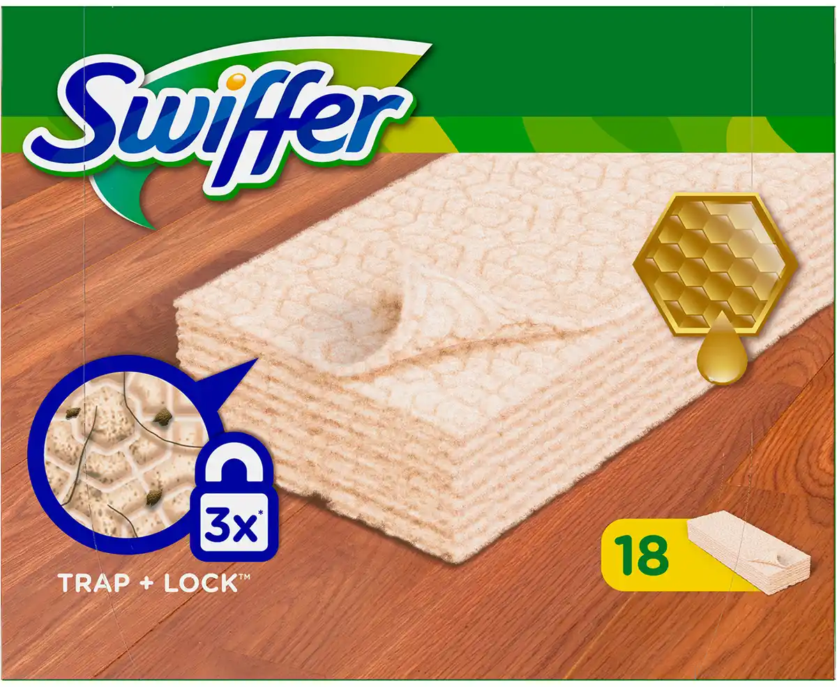 Bild 1 von Swiffer Trockene Anti-Staubtücher Holz & Parkett 18 Stück