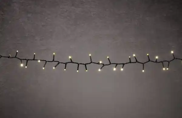 Bild 1 von TrendLine LED-Lichterkette Premium Außen 21,8 m warmweiß-grün mit Timer, Dimmer