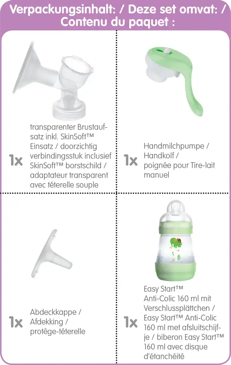 Bild 2 von MAM Handmilchpumpe kompakt