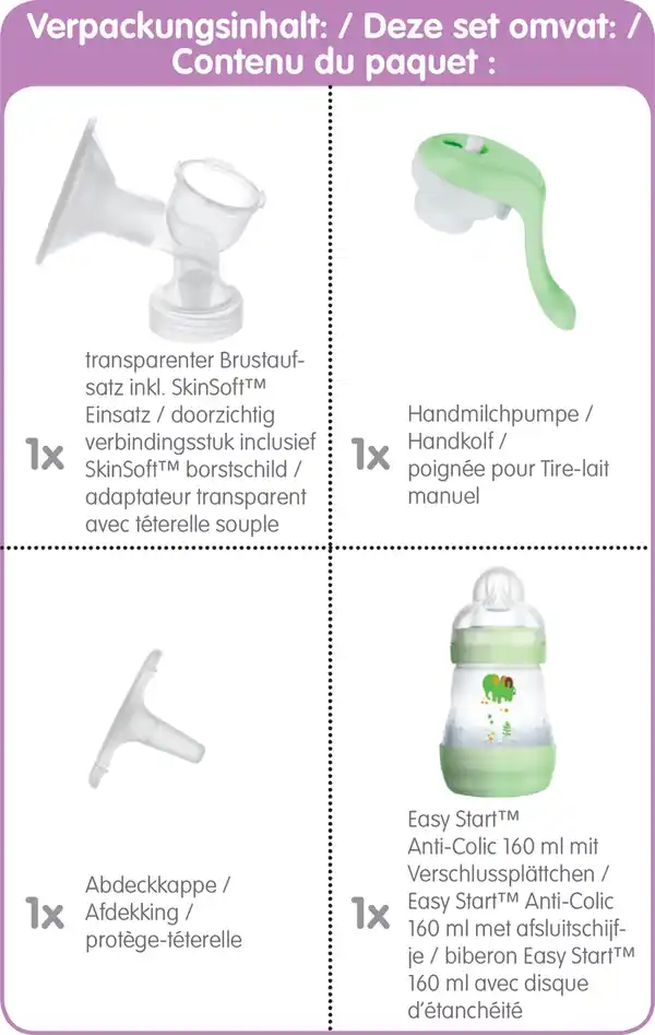 Bild 2 von MAM Handmilchpumpe kompakt