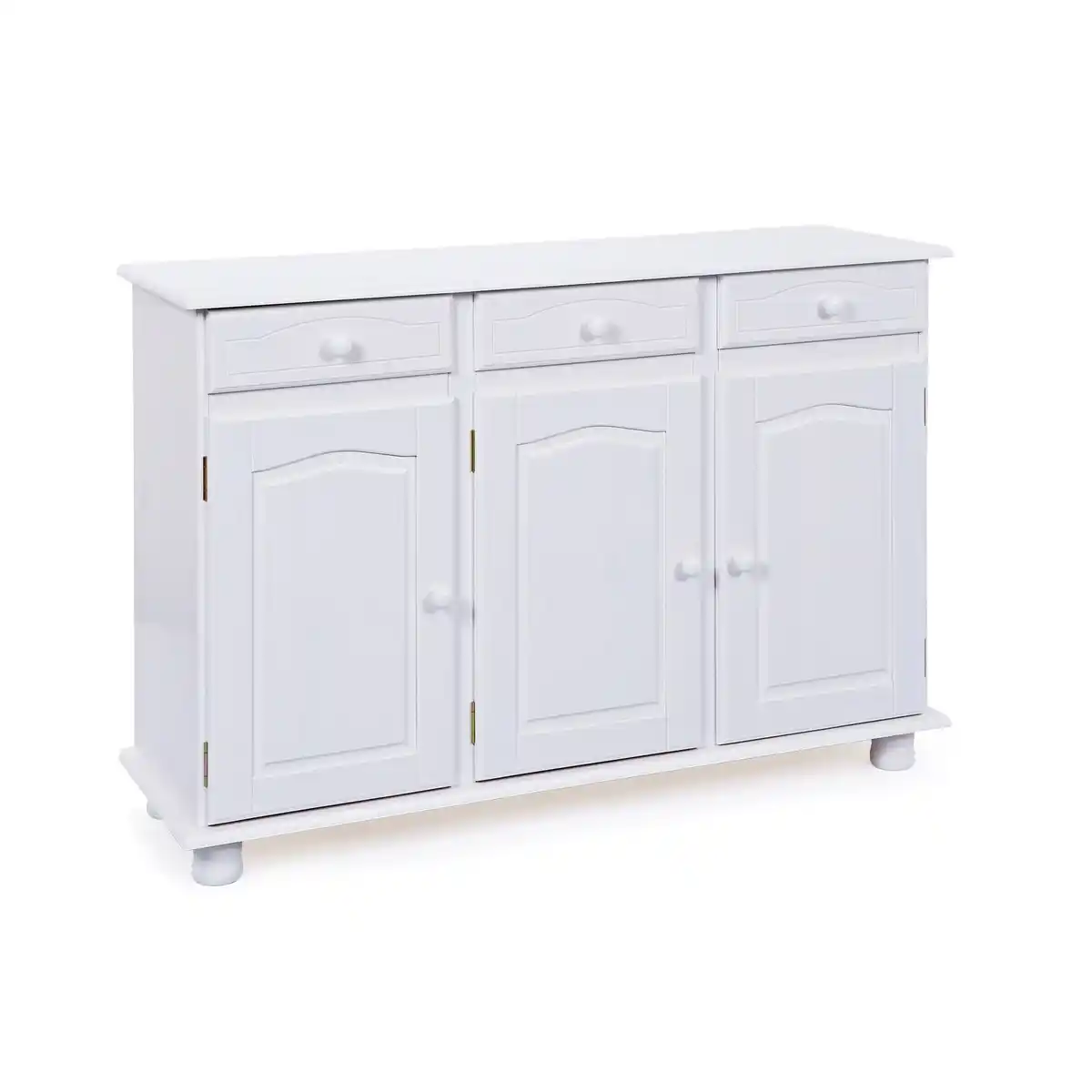 Bild 1 von Inter Link Kommode Abaco mit 3 Türen und Schubladen - versch. Farben Weiss