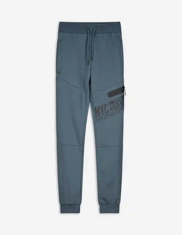 Bild 1 von Kinder Jogginghose - Print - dunkelblau