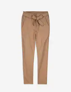 Damen Cigarette-Hose - LENZING™ ECOVERO™ - beige