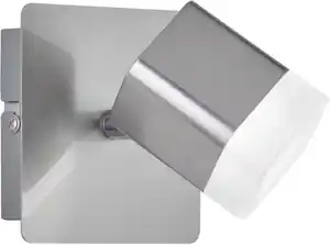 Reality Leuchten 1er LED Spot Roubaix weiß, nickel matt