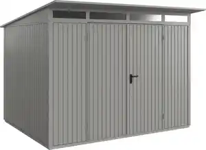 EcoStar Gerätehaus Trend-P Typ 3 graualuminium 312,7 x 283,4 x 232,3 cm