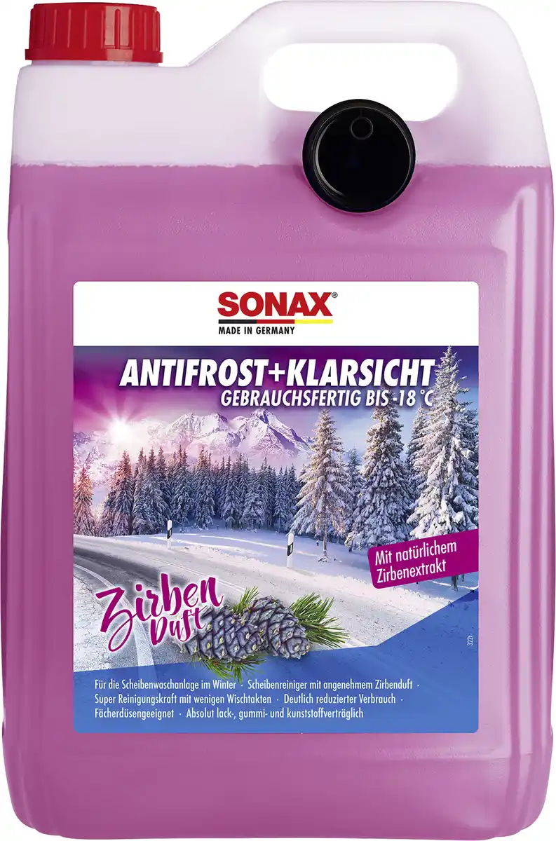 Bild 1 von Sonax Scheibenfrostschutz -18°C gebrauchsfertig 5 L mit Zirbenduft