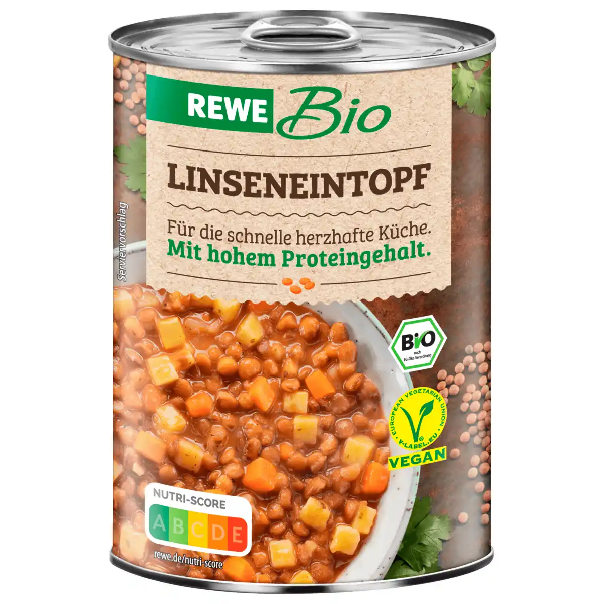 Bild 1 von REWE Bio Linseneintopf 400g