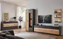 Bild 3 von Ideal-Möbel - Wohnwand Butera II, anthrazit/Eiche Nachbildung, inkl. Softclose Funktion