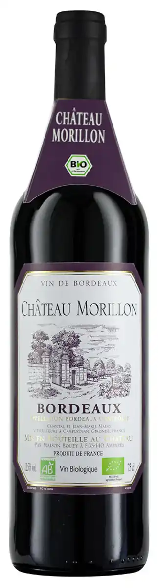 Bild 1 von Chateau Morillon Bio Bordeaux trocken 0,75L