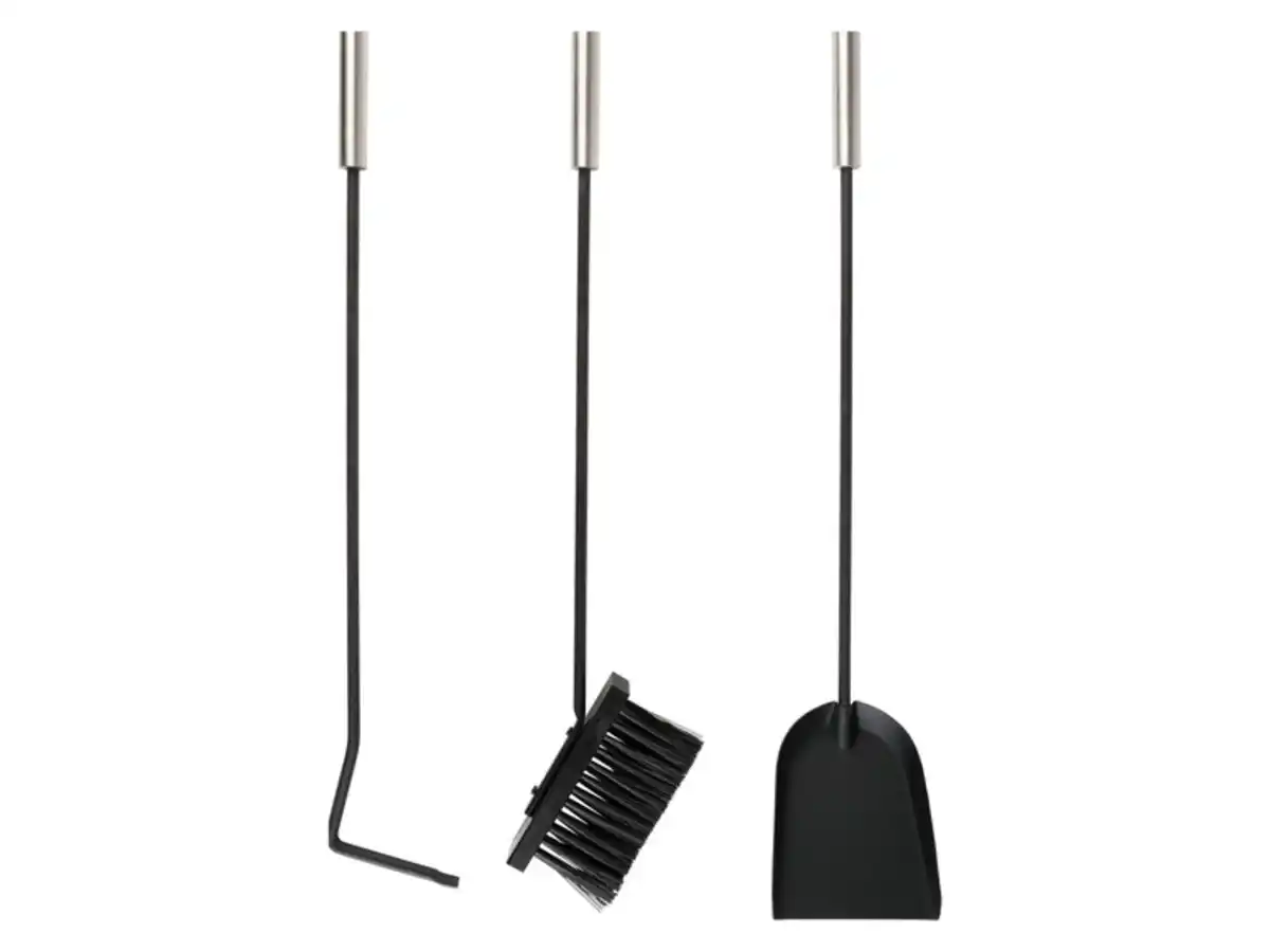 Bild 3 von LIVARNO home Kaminbesteck; Feuerholzablage; Feuerholzzange; Feuerholzkorb